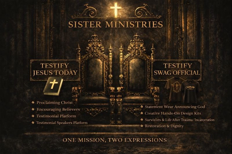 Testify Jesus Today & Testify Swag Official – One Mission, Two Expressions
